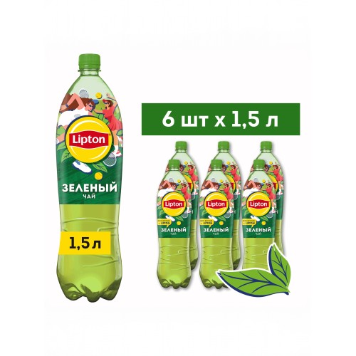 Липтон Чай Хол Зеленый 1.5л ПЭТ
