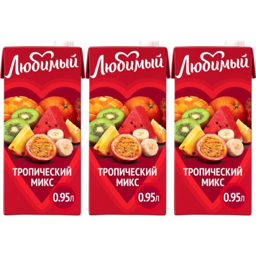 Любимый Напиток Тропический Микс  0.95л