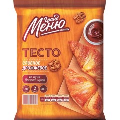 Морозко Тесто слоеное дрожевое (рулон) 500г , шт