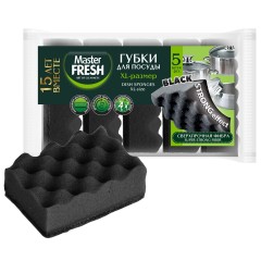 Master FRESH Губки д/мытья посуды 5шт MAXI эксе мастер фреш , шт