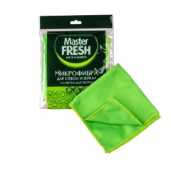 Master FRESH салфетка из микрофибры д/стекол и зеркал 1шт С0006171 эксе мастер, шт