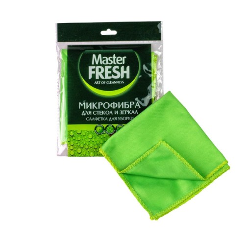 Master FRESH салфетка из микрофибры д/стекол и зеркал 1шт С0006171 эксе мастер, шт