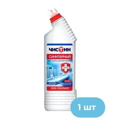 Чистин ср-во 750г WC ГЕЛЬ БЕЗ ХЛОРА Санитарно-гигиеническое санфор хлор утенок, шт