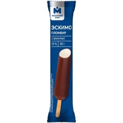 Эскимо ИЗ СЕЛА УДОЕВО пломбир ГОСТ 15% ванильный 60г п/п