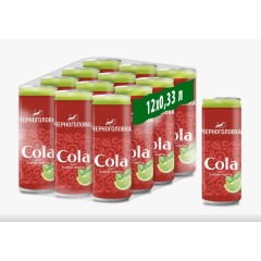 Лимонад Черноголовка 0,33 л. ж/б Кола