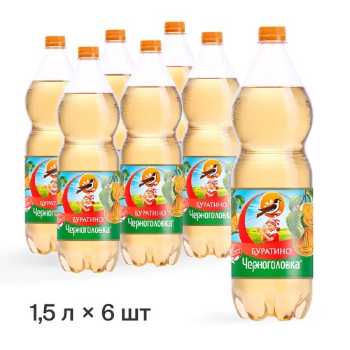 Лимонад Черноголовка 1,0л. ПЭТ Персик