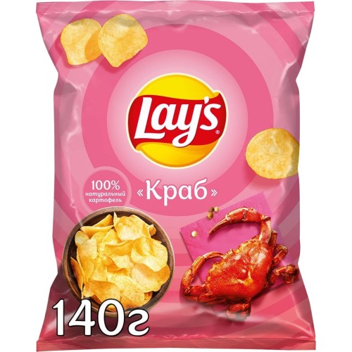 Лейз Краб 140г — купить Лейз в Москве
