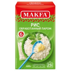 Рис длиннозерный пропаренный Макфа 800, шт
