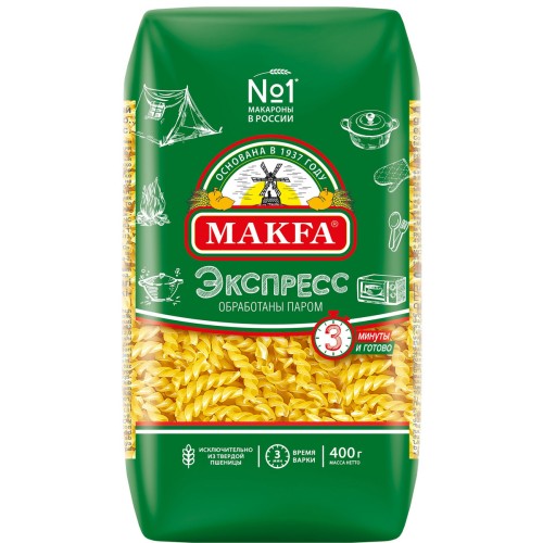 Спирали Макфа 400гр, шт