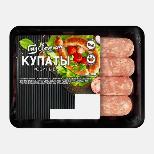 Купаты Ассорти, в/у зам , вес ТМ Лайвбери, кг