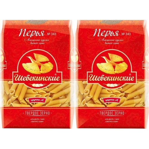 Макаронные Изделия перья №343 , 450гр.  / Шебекинские, шт