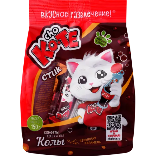 CHOODLY®CHO KO-TE® Котопуфики. Марм.жеват.пакет 90гр/Махеевъ, шт