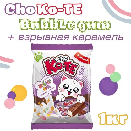 CHOODLY®CHO KO-TE® Котофрукты. Марм.жеват.пакет 90гр/Махеевъ, шт