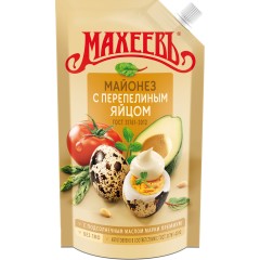 Майонез с Перепелиным яйцом 50,5% жирн. д/п 380гр/МахеевЪ, шт