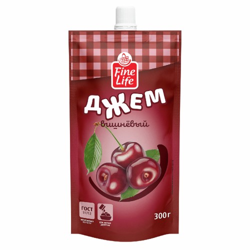 Джем Вишневый д/п 300 гр/ МахеевЪ, шт