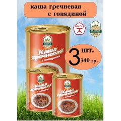 Каша гречневая с говядиной Великое княжество, шт
