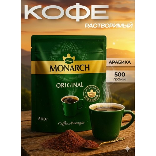 КОФЕ РАСТВ. МОНАРХ ОРИДЖИНАЛ ПАКЕТ  60г, шт