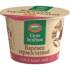 Варенец м.д.ж. 4,0%ТМ Село Зелёное пл/стакан 0,2кг
