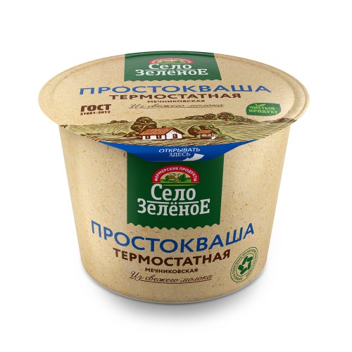 Простокваша 4% пл/ст 0,2кг Село Зеленое КМК