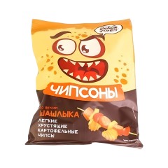 Чипсы Чипсоны картоф. 40г Шашлык