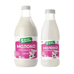Молоко  3,2% пэт-бут Белая Долина, 835 гр, шт