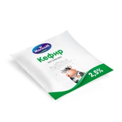 Кефир 2,5% пленка 500 гр Молочное Изобилие, шт