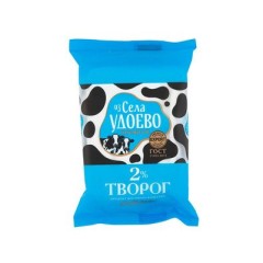 Творог 2% Из села Удоево флоу-пак 180г, шт