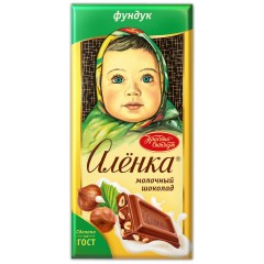 СУДАРУШКА Молочный Шоколад с  Фундуком и  Вафлями 75г