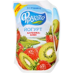 Йогурт с клубникой и киви Фруате 950г 1,5% LP , шт