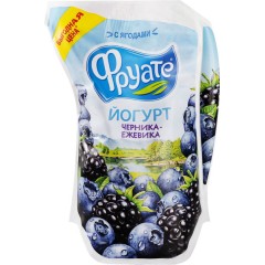 Йогурт с черникой и ежевикой Фруате 950г 1,5% LP , шт