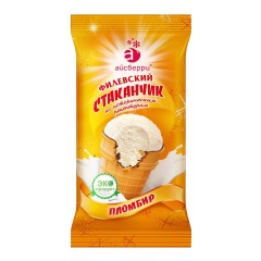 МА Пластиковый стаканчик Милк Айс с МАРМЕЛАДОМ пломбир 200г.