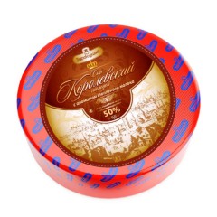 Сыр Король Артур со вкусом топленного молока 50% круг, кг