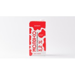 Молоко питьевое пастеризованное Вкусный день массовая доля жира 3,2% 900 г бутылка, шт