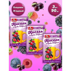 Десерт фруктовый. Кисель плодово-ягодный готовый к употреблению вишнёвый. Вкусный день (250 г), шт