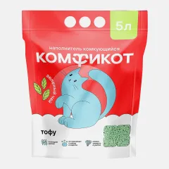 Наполнитель 5л комкующийся д/кош туалета ткс желтый, шт