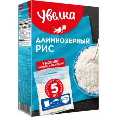 КРУПА УВЕЛКА РИС ДЛИННОЗЕРН. 5пак/80г, шт