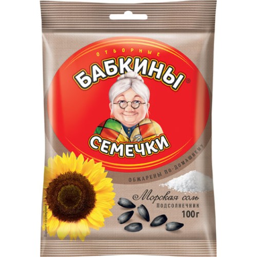 СЕМЕЧКИ ПРИВЕТ СОЛЕНЫЕ ЖАРЕНЫЕ 100г