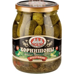 ОГУРЦЫ  АГРОКОМПЛЕКС МАРИНОВАННЫЕ ОСТРЫЕ 720г