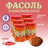 ФАСОЛЬ ДАВЫДОВ ПРОДУКТ В ДОМАШНЕМ СОУСЕ 0,5л (470г)