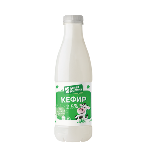 Кефир 2,5% п/п 0,5  л., шт