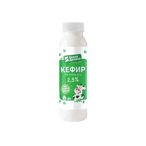 Кефир 2,5% п/э 0,5л, шт