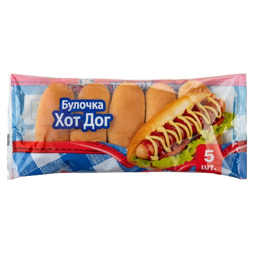 БУЛОЧКА ДЛЯ ХОТ ДОГОВ 1шт