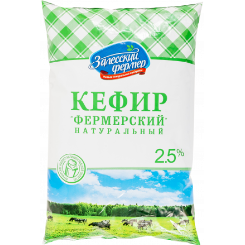 Кефир 2,5% п/э 0,8л, шт