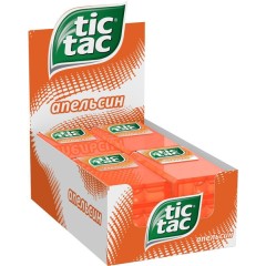 ДРАЖЕ ТИК ТАК АПЕЛЬСИН 16г, шт