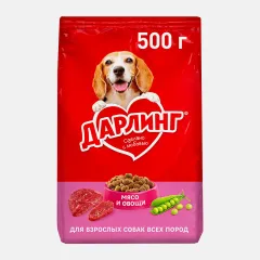 ДАРЛИНГ Собака Птица Овощи 500g, шт