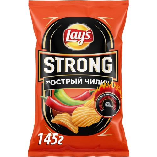 Чипсы ЛУЧОК острый чили 150гр