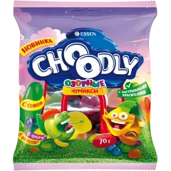 CHOODLY®ОЗОРНЫЕ ЧУМИКСЫ мармелад жев.Пакет 70г/ Махеевъ, шт