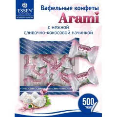 Конфеты Arami с кокосовой стружкой вал  /МАхеевЪ, кг