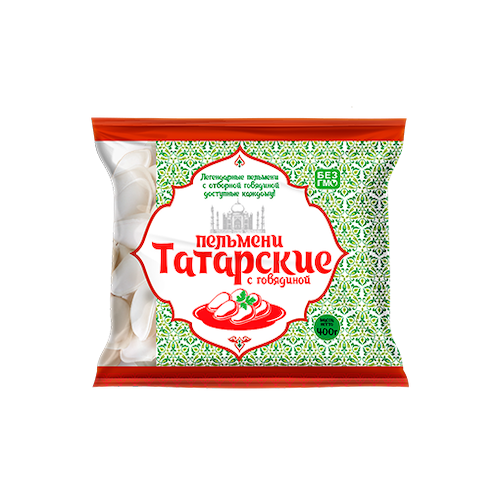 Пельмени с говядиной ТАТАРСКИЕ 1кг (Б\К)