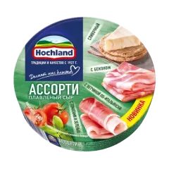 Сыр Хохланд творожный с ветчиной и зеленью 60% пл/в 140 г, шт